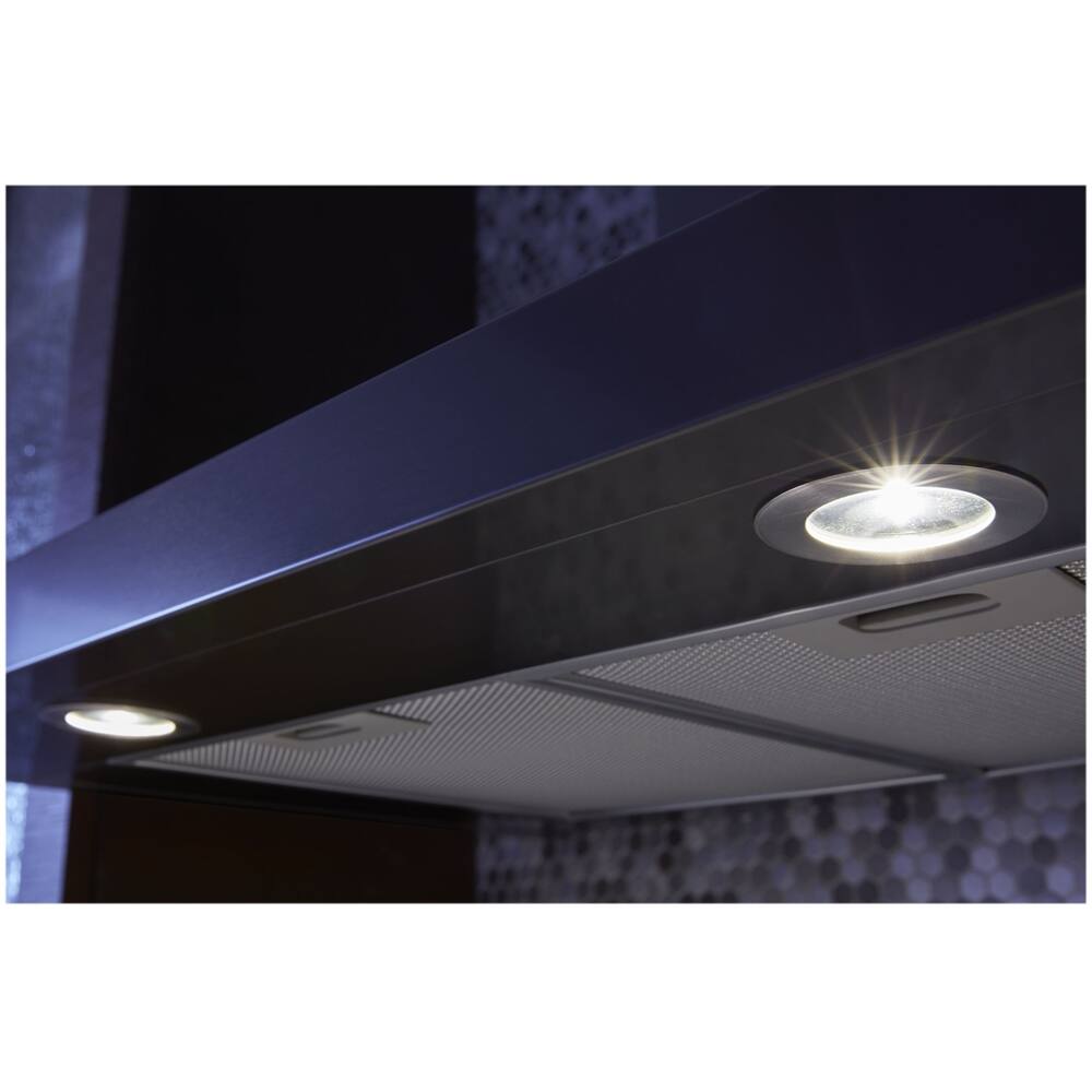 Alt View 16. Whirlpool - 30" Convertible Range Hood - Black stainless steel.