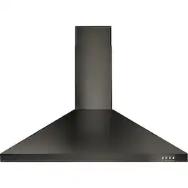 Whirlpool - 36 inches - Convertible - Wall Range Hood - Black Stainless Steel