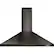 Front. Whirlpool - 36" Convertible Range Hood - Black stainless steel.