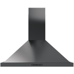 Zephyr - Core Collection Ombra 30" Convertible Range Hood - Black Stainless Steel - Front_Zoom