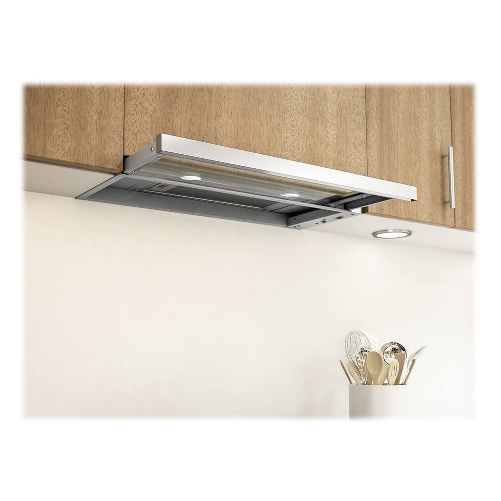 Alt View 13. Zephyr - Core Collection Pisa 24" Convertible Range Hood - Stainless steel.
