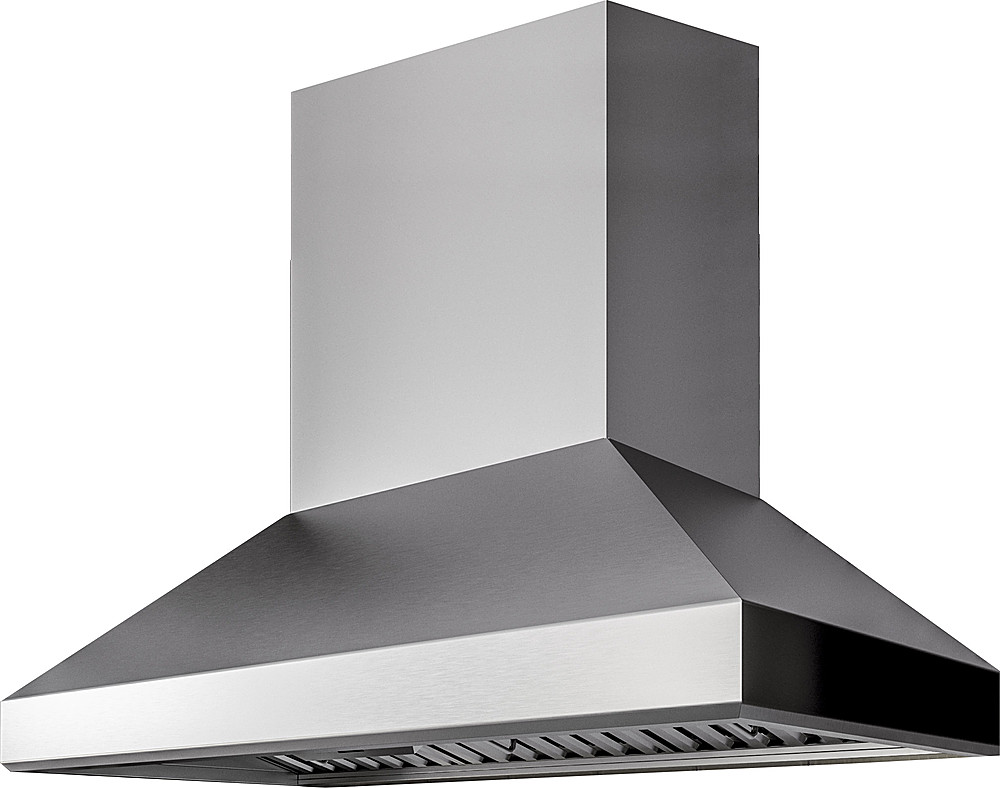 Angle View: Thermador - MASTERPIECE SERIES 30" Convertible Range Hood - Stainless steel