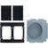 Front. Zephyr - Recirculating Kit for ZRE for Range Hood - Black.