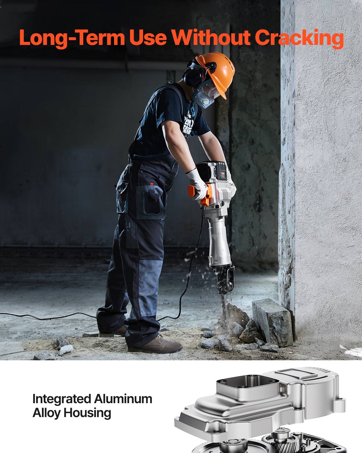 Long-Term Use Without Cracking

Integrated Aluminum Alloy Housing