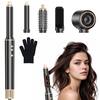 Front. NEXPURE - Blow Dryer Brush,5 in 1 Hair Styler with 110,000 RPM High-Speed Negative Ionic Hair Dryer,Hot Air Brush,Wrap Curlers,Str.