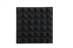 Front. Gator Frameworks - 4 Pack Acoustic Treatment Panels - Charcoal.