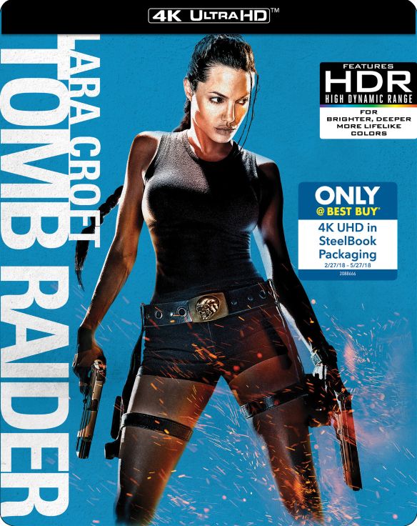  Lara Croft: Tomb Raider [Includes Digital Copy] [4K Ultra HD Blu-ray] [SteelBook] [Only @ Best Buy] [2001]