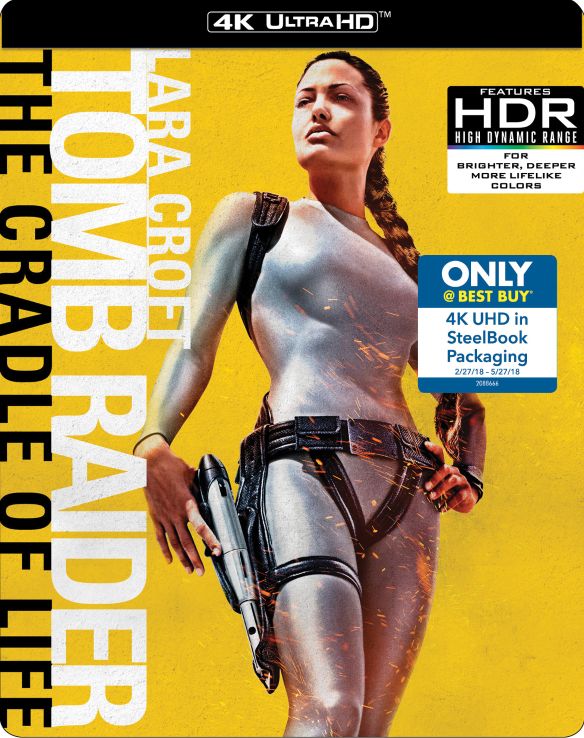  Lara Croft Tomb Raider: The Cradle of Life-SteelBook[Dig Copy][4K Ultra HD Blu-ray][Only@Best Buy] [4K Ultra HD Blu-ray] [2003]