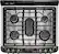 Alt View 16. LG - 6.9 Cu. Ft. Slide-In Double Oven Gas True Convection Range with EasyClean and ThinQ Technology - Black Stainless Steel.