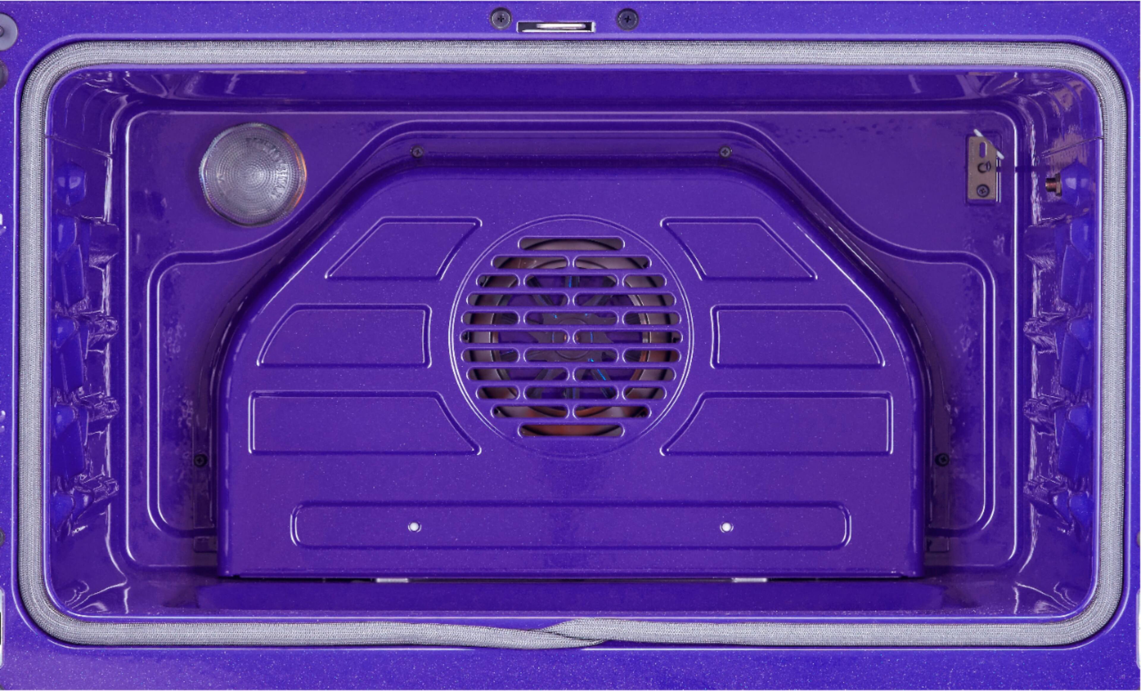 Alt View 17. LG - 6.9 Cu. Ft. Self-Cleaning Slide-In Double Oven Gas Smart Wi-Fi Range with ProBake Convection - Matte Black Stainless Steel.