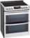 Angle Zoom. LG - 7.3 Cu. Ft. Self-Clean Slide-In Double Oven Electric Smart Wi-Fi Range with ProBake Convection - Stainless steel.