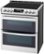 Left Zoom. LG - 7.3 Cu. Ft. Self-Clean Slide-In Double Oven Electric Smart Wi-Fi Range with ProBake Convection - Stainless steel.