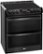 Angle Zoom. LG - 7.3 Cu. Ft. Slide-In Double Oven Electric True Convection Range with EasyClean and WideView Window - Black.