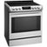 Angle. LG - 6.3 Cu. Ft. Slide-In Electric Induction True Convection Range with EasyClean and SmoothTouch Glass Controls - Stainless Steel.