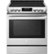 Front. LG - 6.3 Cu. Ft. Slide-In Electric Induction True Convection Range with EasyClean and SmoothTouch Glass Controls - Stainless Steel.