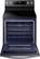 Alt View 12. Samsung - 5.9 Cu. Ft. Self-Cleaning Freestanding Fingerprint Resistant Electric Convection Range - Black Stainless Steel.