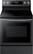 Front. Samsung - 5.9 Cu. Ft. Self-Cleaning Freestanding Fingerprint Resistant Electric Convection Range.