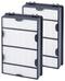 Console Filters for Select Holmes and Bionaire Air Cleaners (2-Pack) - Black-Front_Standard
