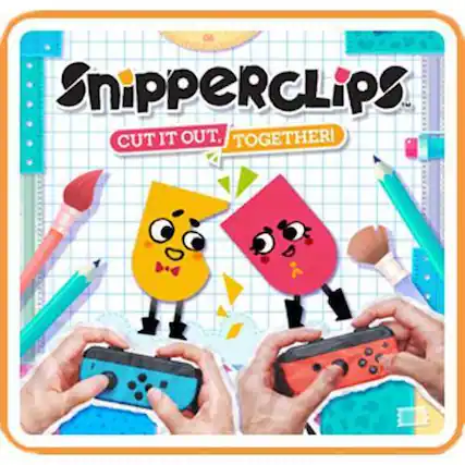 Front. Nintendo - Snipperclips - Cut it out, together! DLC. - E (Everyone)