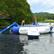 Front Large. Aviva - Proline 20' Orbit Water Trampoline.