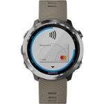 Front Zoom. Garmin - Forerunner 645 GPS Heart Rate Monitor Running Watch - Sandstone.