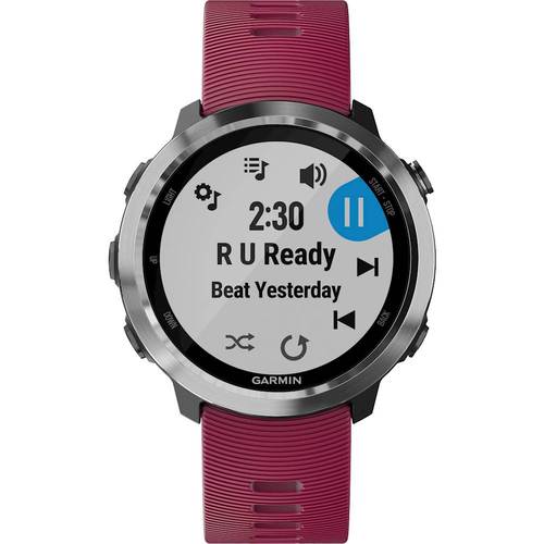 Rent to own Garmin - Forerunner 645 Music GPS Heart Rate Monitor Running Watch - Cerise