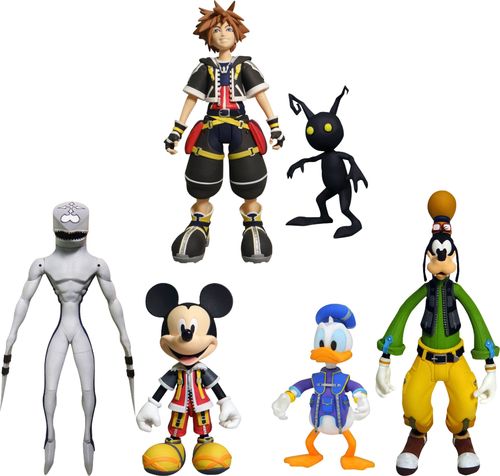 Diamond Select Toys - Kingdom Hearts Best of Series Action Figures Set - Styles May Vary