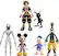 Front. Diamond Select Toys - Kingdom Hearts Best of Series Action Figures Set - Styles May Vary.