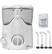 Alt View 14. Waterpik - Whitening Water Flosser - White With Chrome Accents.