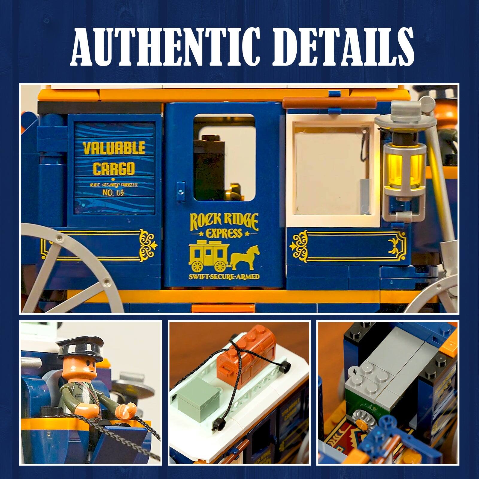 AUTHENTIC DETAILS

VALUABLE CARGO
NO. 03

ROCK RIDGE EXPRESS
SWIFT-SECURE-ARMED