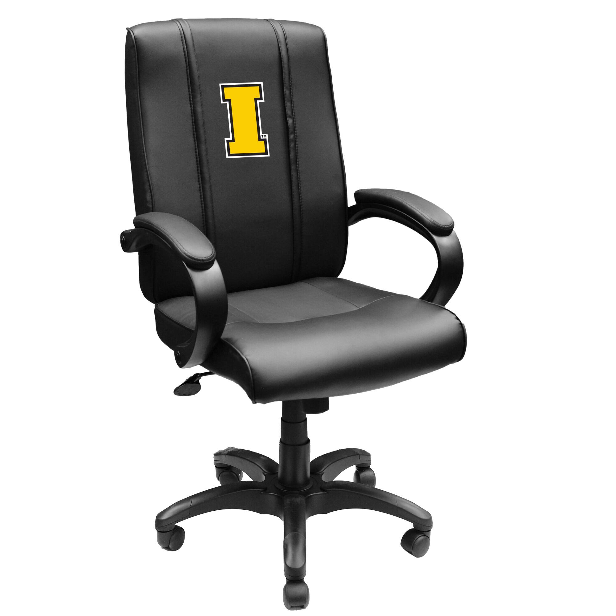 Front. DreamSeat - Black Iowa Hawkeyes Team Office Chair 1000 - Black.