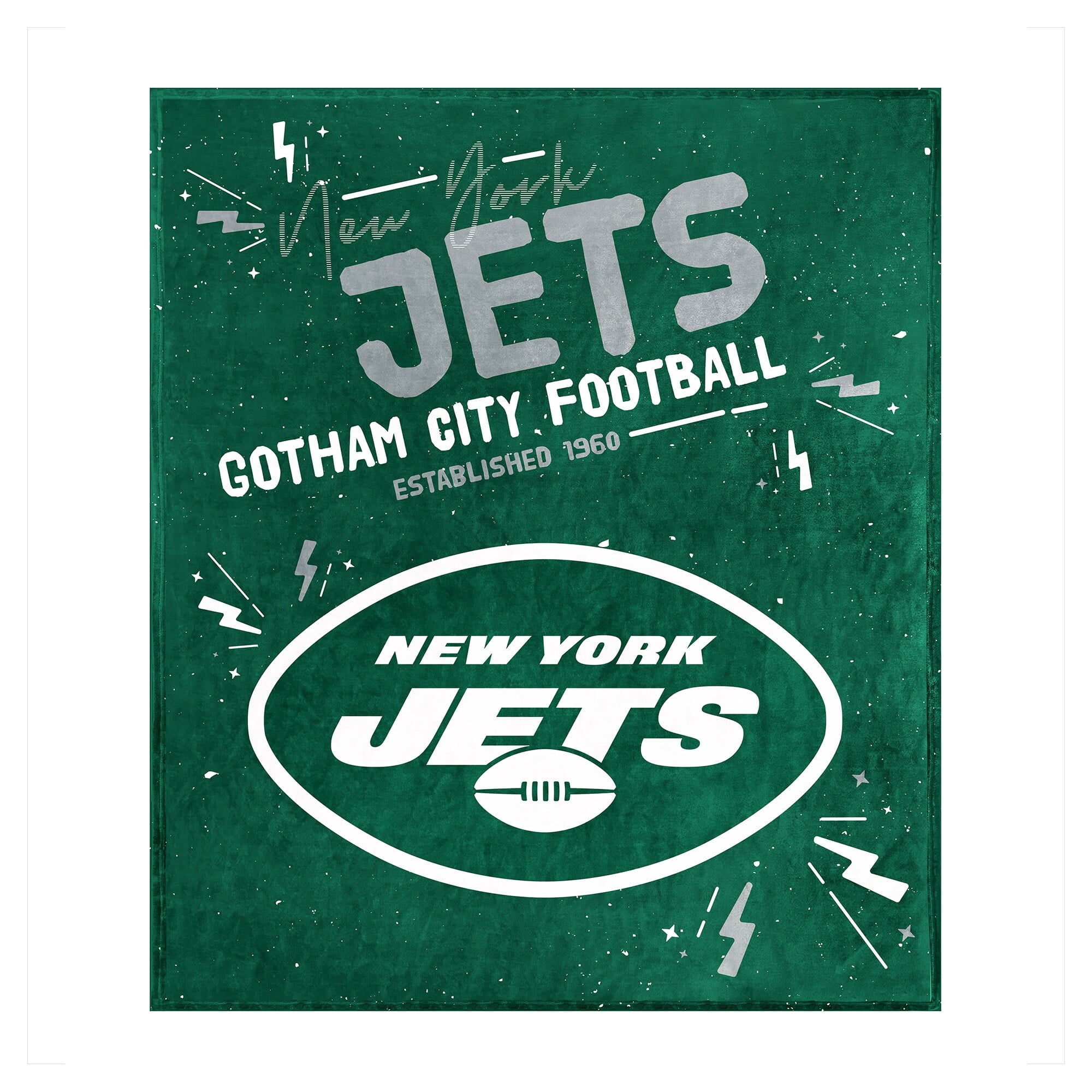 New York Jets  
GOTHAM CITY FOOTBALL  
ESTABLISHED 1960  

NEW YORK JETS