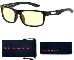 GUNNAR - Enigma Computer Glasses with Blue Light Reduction , Amber Lenses - Onyx - Front_Zoom