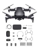 DJI - Mavic Air Fly More Combo Quadcopter with Remote Controller - Onyx Black - Front_Zoom