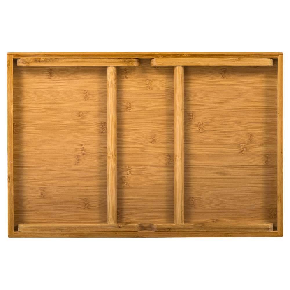 Alt View 14. LapGear - Bamboo Media Bed Tray for 17.3" Laptop or Tablet - Natural.