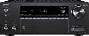 Onkyo - TX 7.2-Ch. Hi-Res 4K HDR Compatible A/V Home Theater Receiver - Black - Front_Zoom