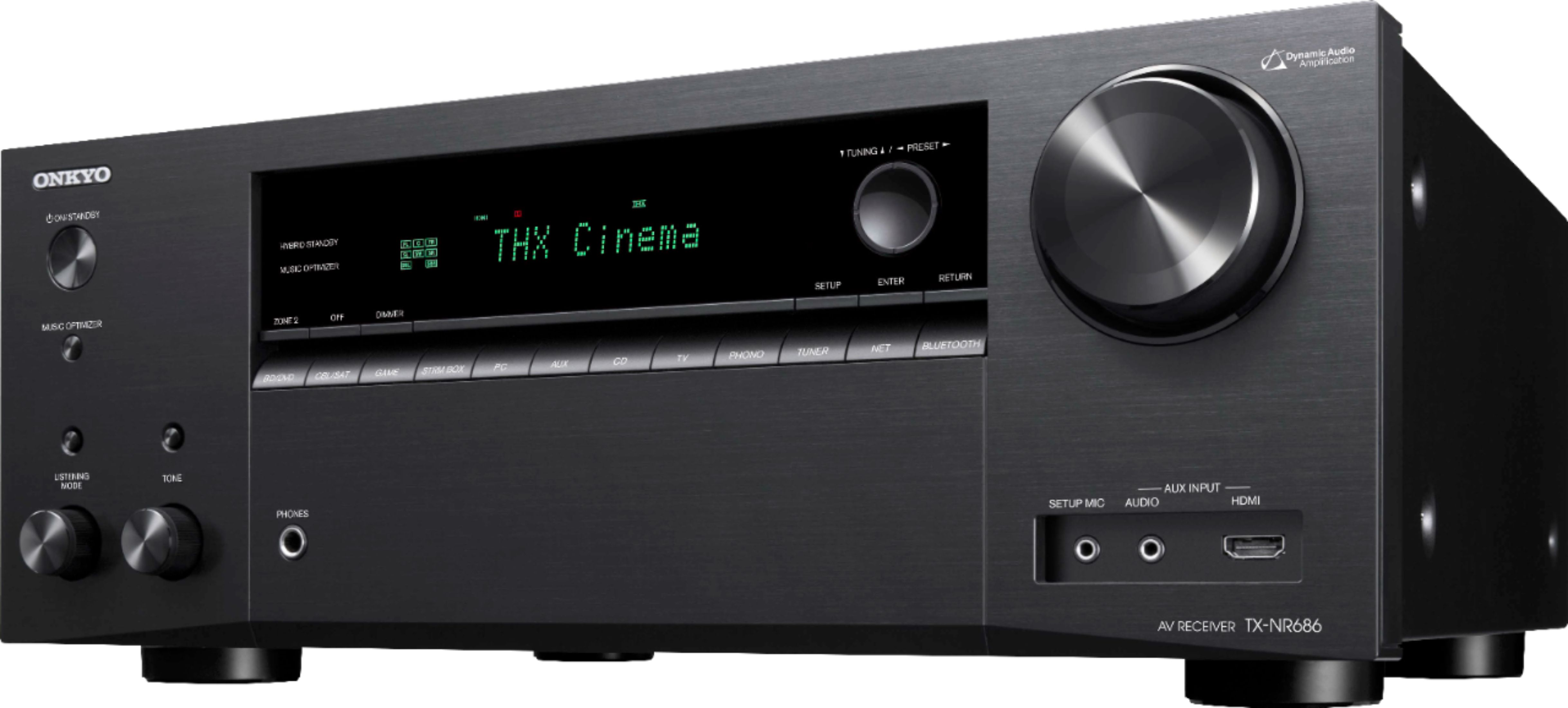 Onkyo TX 7.2-Ch. Hi-Res 4K HDR Compatible A/V Home Theater Receiver