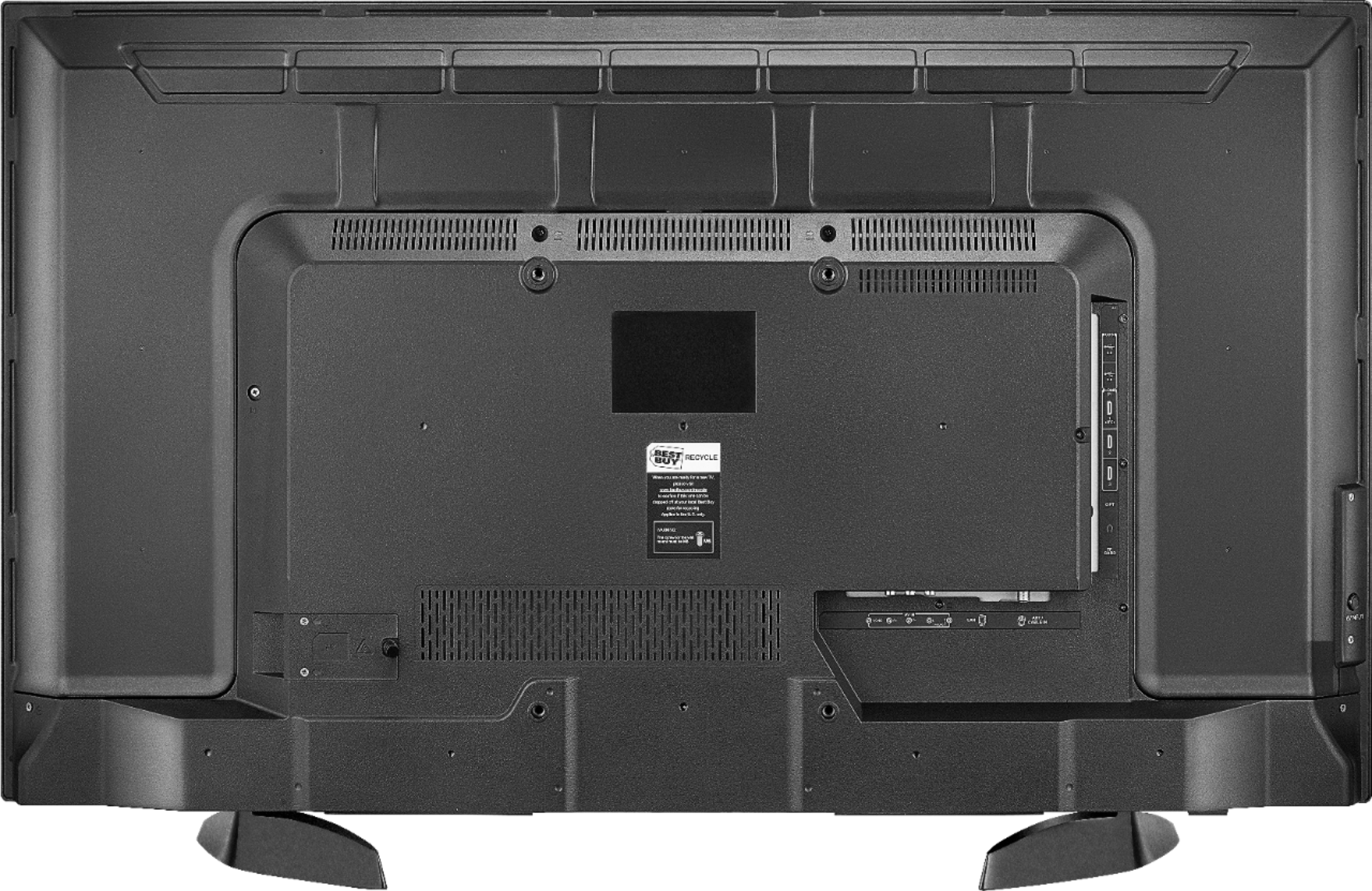 Back View: Toshiba - 43” Class LED 4K UHD Smart FireTV Edition TV
