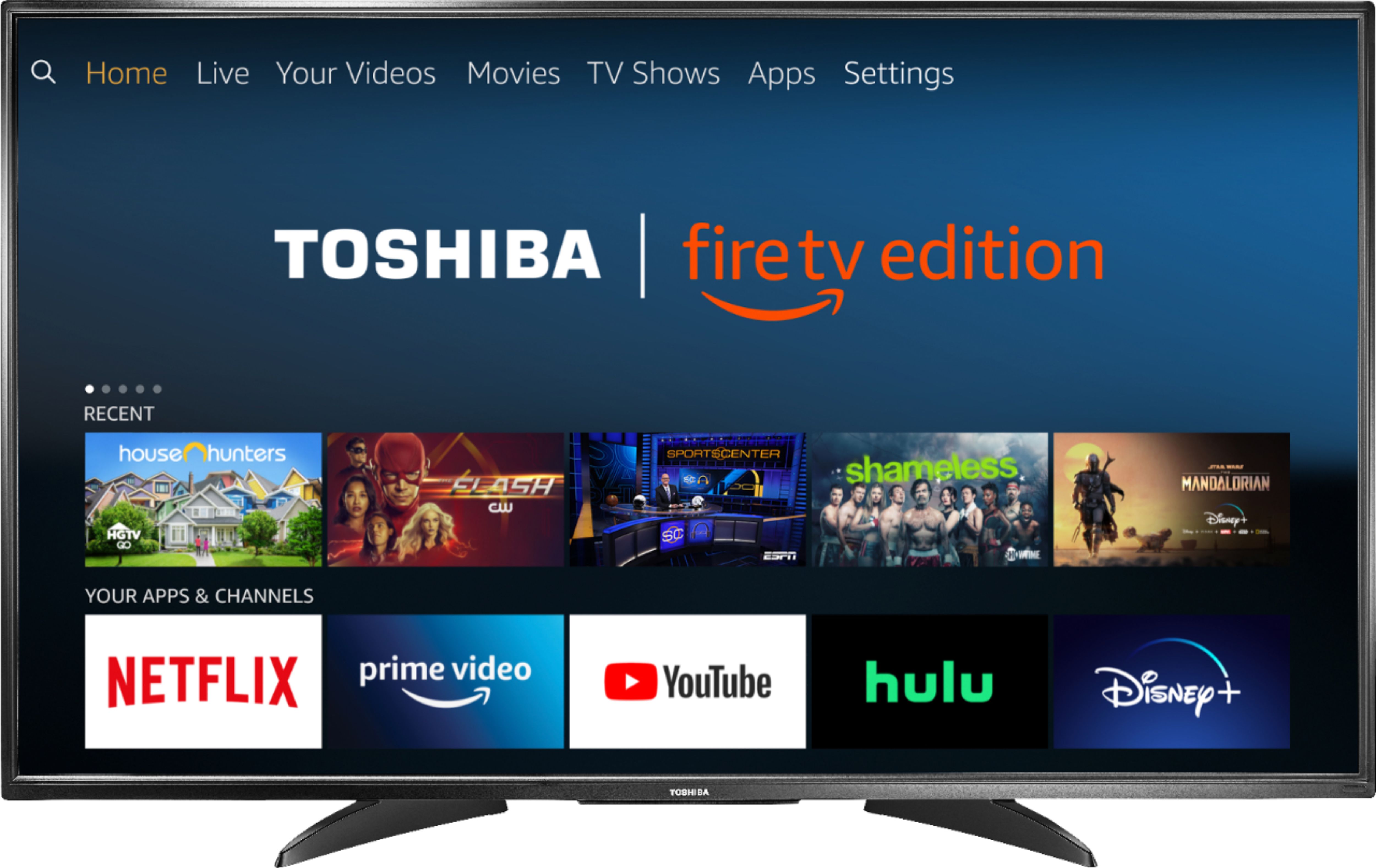 Best Buy Toshiba 55 Class Led 2160p Smart 4k Uhd Tv With Hdr Fire Tv Edition 55lf621u19