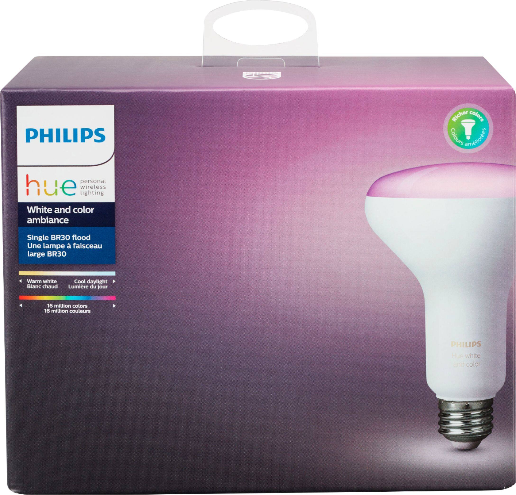 Customer Reviews: Philips Hue White And Color Ambiance BR30 Wi-Fi Smart ...