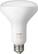Left. Philips - Hue White and Color Ambiance BR30 Wi-Fi Smart LED Floodlight Bulb - California Residents - Multicolor.
