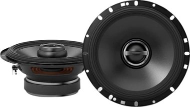 Alpine - 6-1/2" 2-Way Car Speakers with Carbon Fiber Reinforced Plastic Cones (Pair) - Black - Front_Zoom