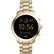 Front. Fossil - Q Explorist Gen 3 Smartwatch 46mm Stainless Steel - Gold-Tone.