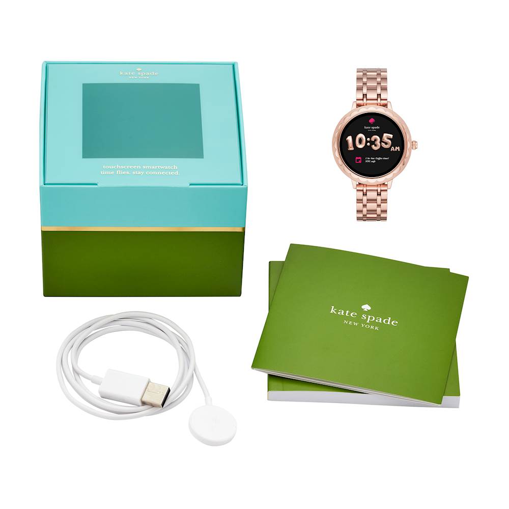Best Buy: kate spade new york Scallop Smartwatch 42mm Stainless 