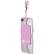 Front. Gear Beast - Universal Smartphone Lanyard with ID Card Slot - Pink Lavender.