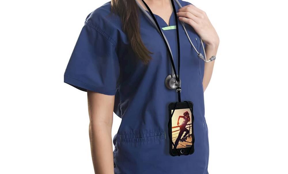 Alt View 14. Gear Beast - Smartphone Lanyard with Card Holder - Black.