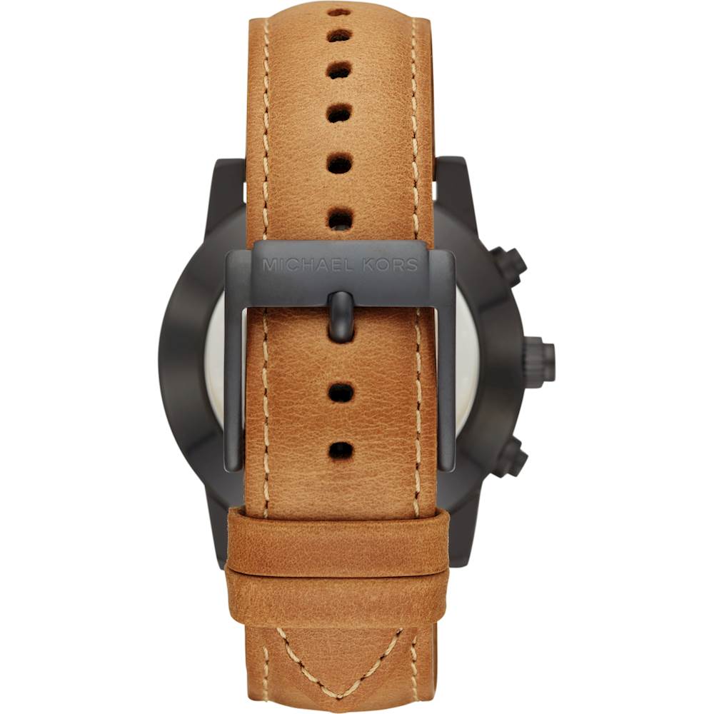 Best Buy: Michael Kors Access Scout Hybrid Smartwatch 43mm Stainless Steel  Black MKT4026
