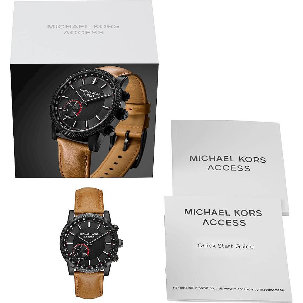 Best Buy: Michael Kors Access Scout Hybrid Smartwatch 43mm Stainless ...