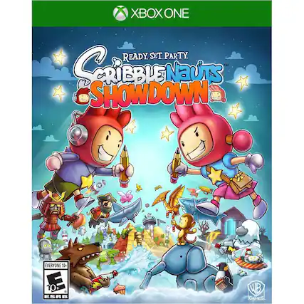 Front. WB Games - Scribblenauts Showdown. - E10+ (Everyone 10+)