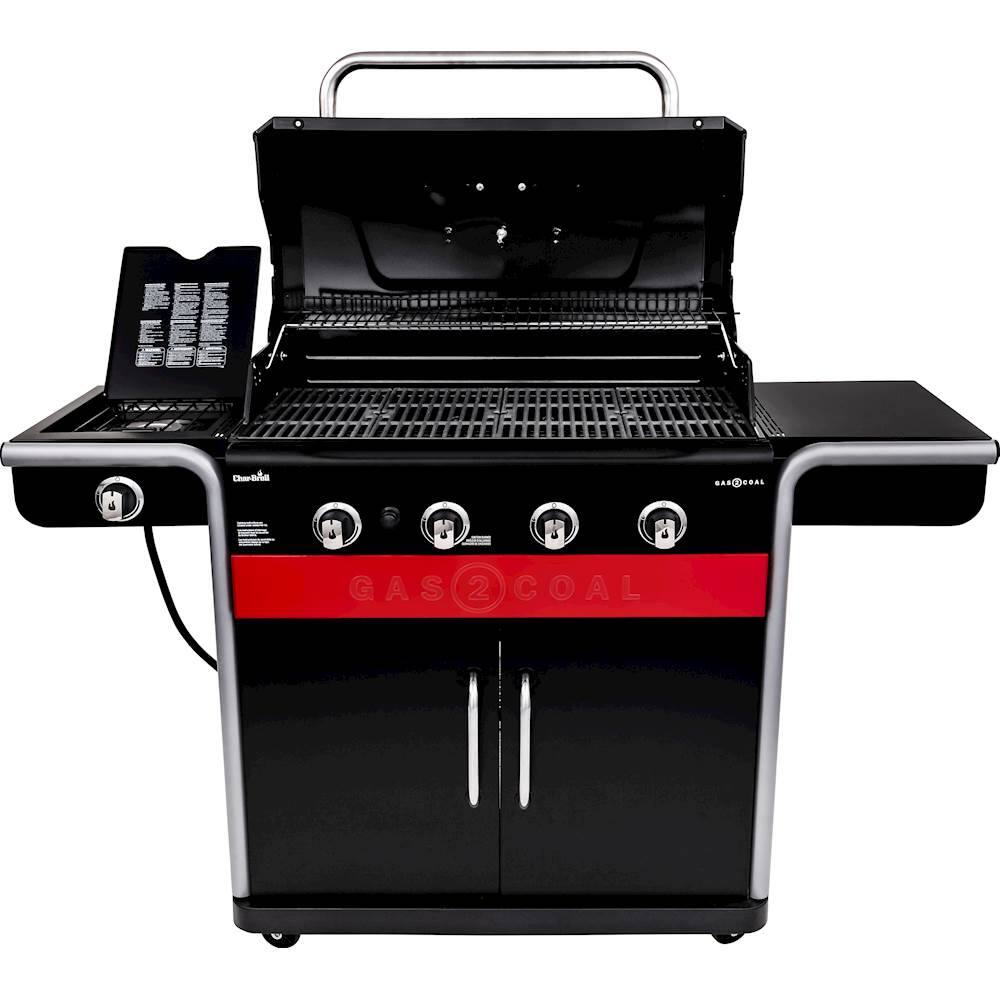 Alt View 12. Char-Broil - Gas2Coal Hybrid Grill - Black.